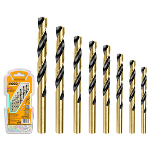 Ingco HSS Twist Drill Bits Set Of 8 Pcs AKDB0801 