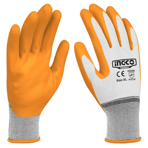 Ingco Nitrile Safety Gloves XL HGNG04 