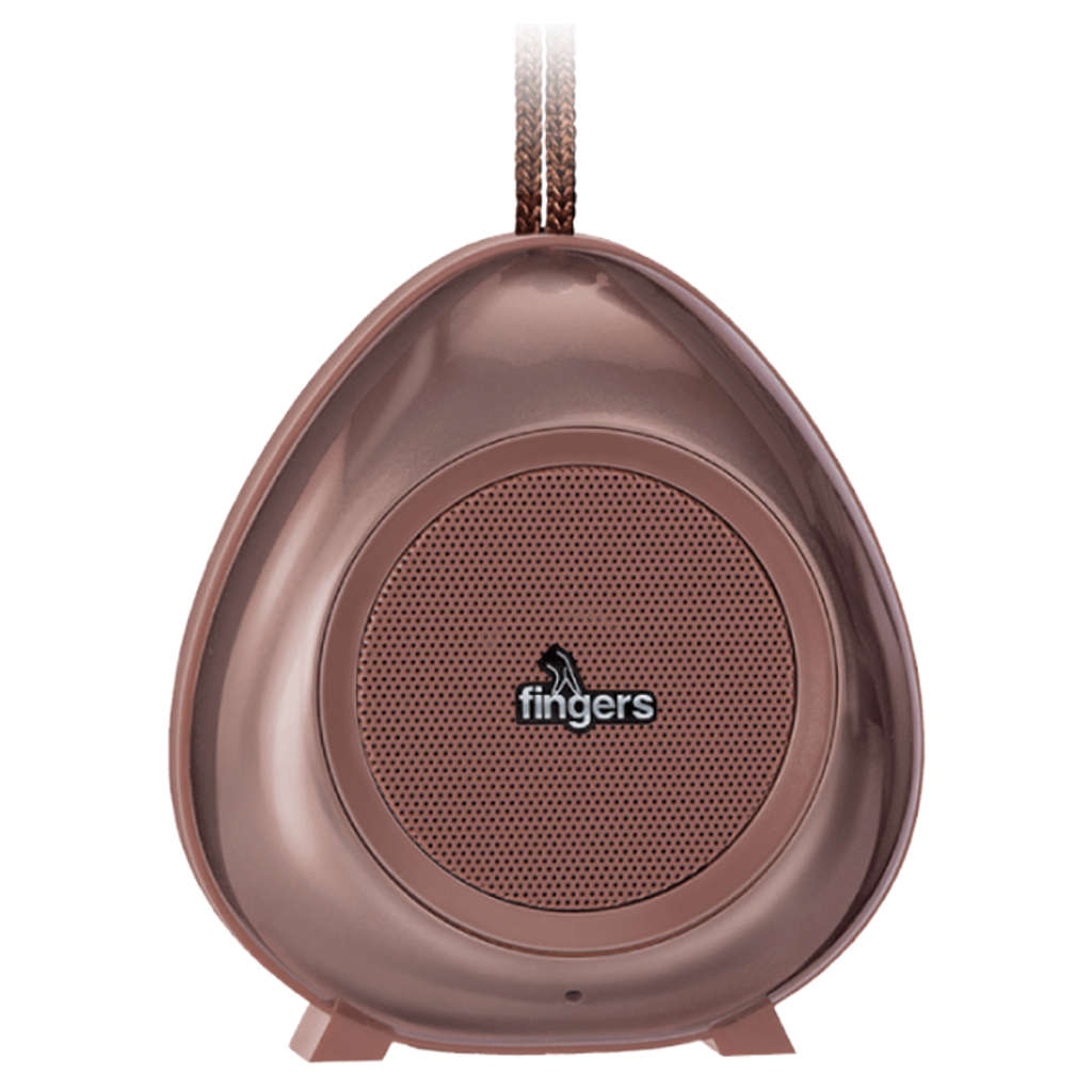 Fingers Brownie2 Portable Speaker Choco Brown