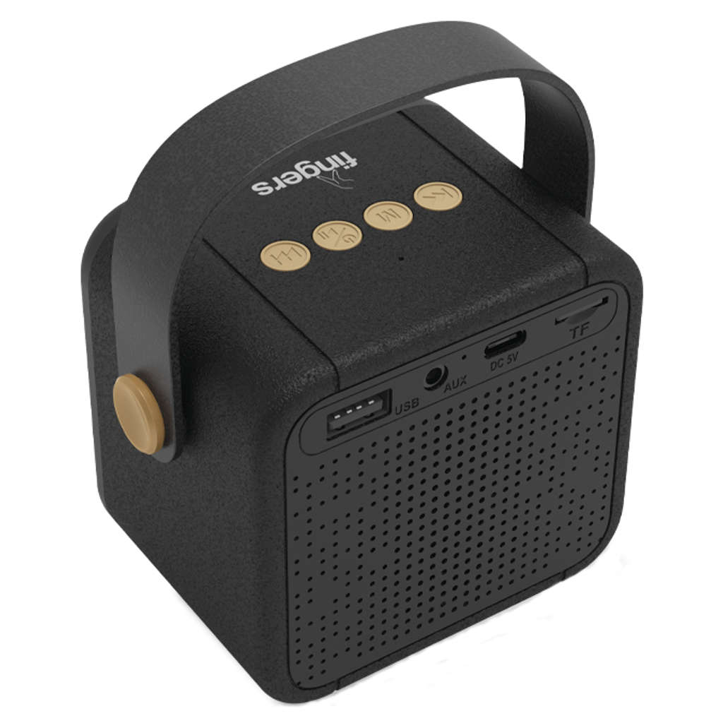 Fingers SoundKing Portable Speaker Rich Black
