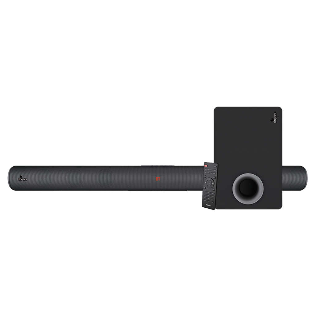 Fingers Octane-200 Sound Bar With Woofer Rich Black