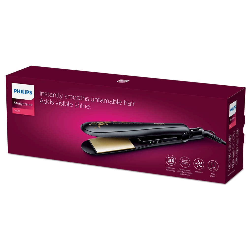 Philips Hair Straightener Black BHS736/00