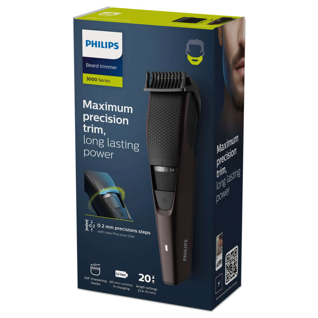 Philips 3000 Series Beard Trimmer Black BT3415/15