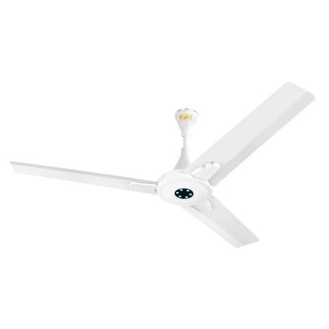 Kuhl Prima A7 BLDC Ceiling Fan With Remote 1200 mm White 