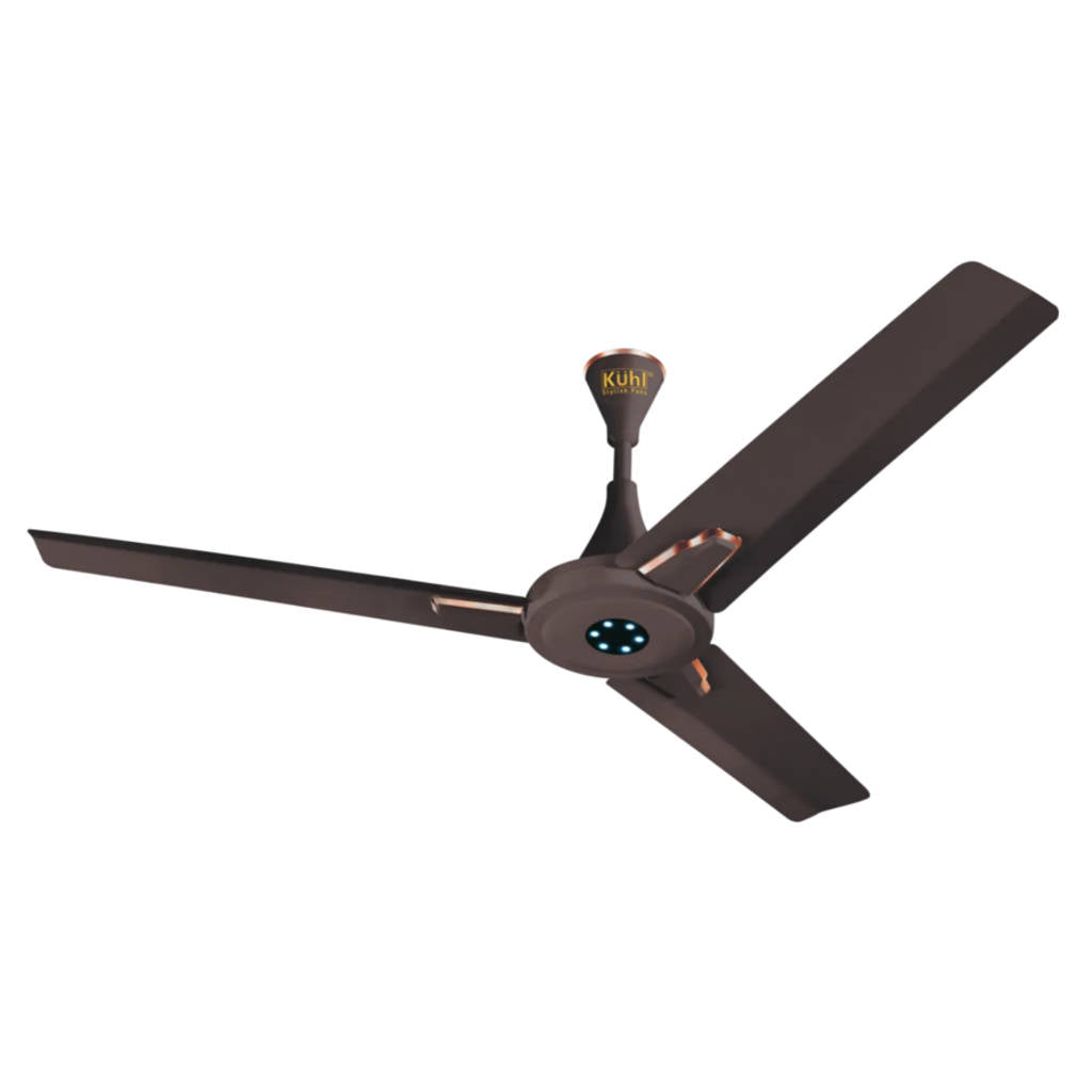 Kuhl Prima A7 BLDC Ceiling Fan With Remote 1200 mm Espresso(Matte) 