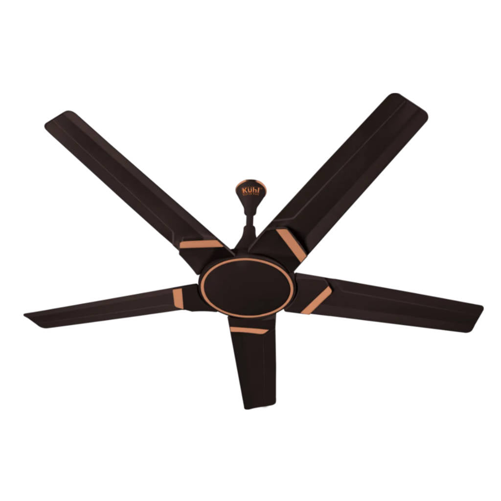 Kuhl Brise Star E5 BLDC Ceiling Fan With Remote 1320 mm Espresso 