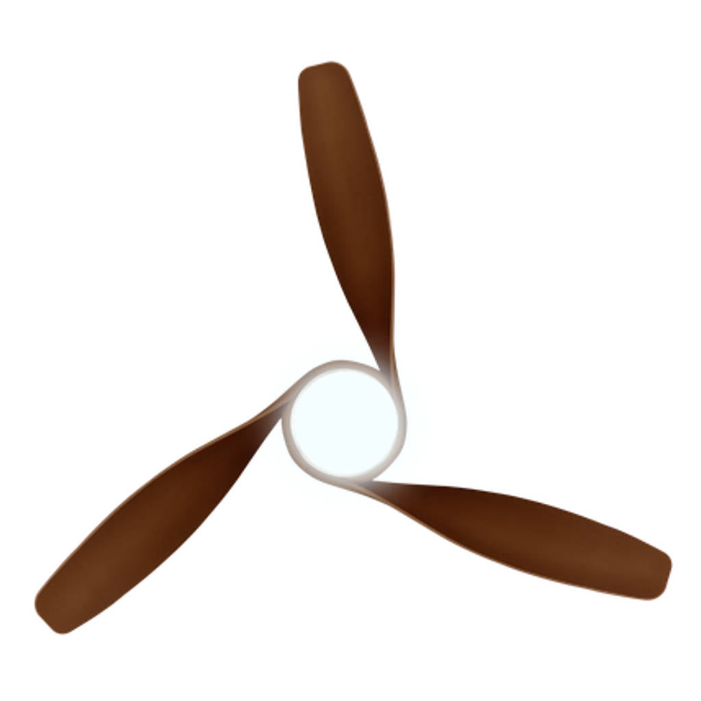 Kuhl Twist L3 BLDC Ceiling Fan With Remote 1320 mm Brown