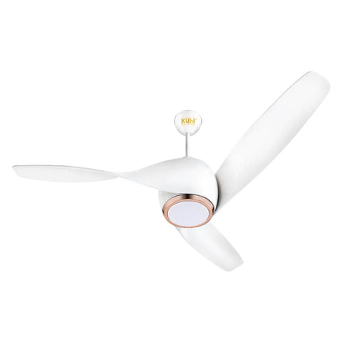 Kuhl Twist L3 BLDC Ceiling Fan With Remote 1320 mm White 