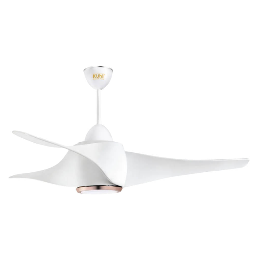 Kuhl Twist L3 BLDC Ceiling Fan With Remote 1320 mm White