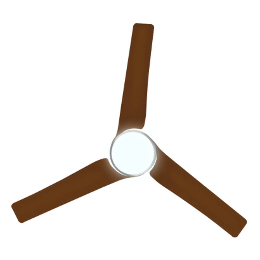Kuhl Ritzz R3 BLDC Ceiling Fan With Remote 1320 mm Brown