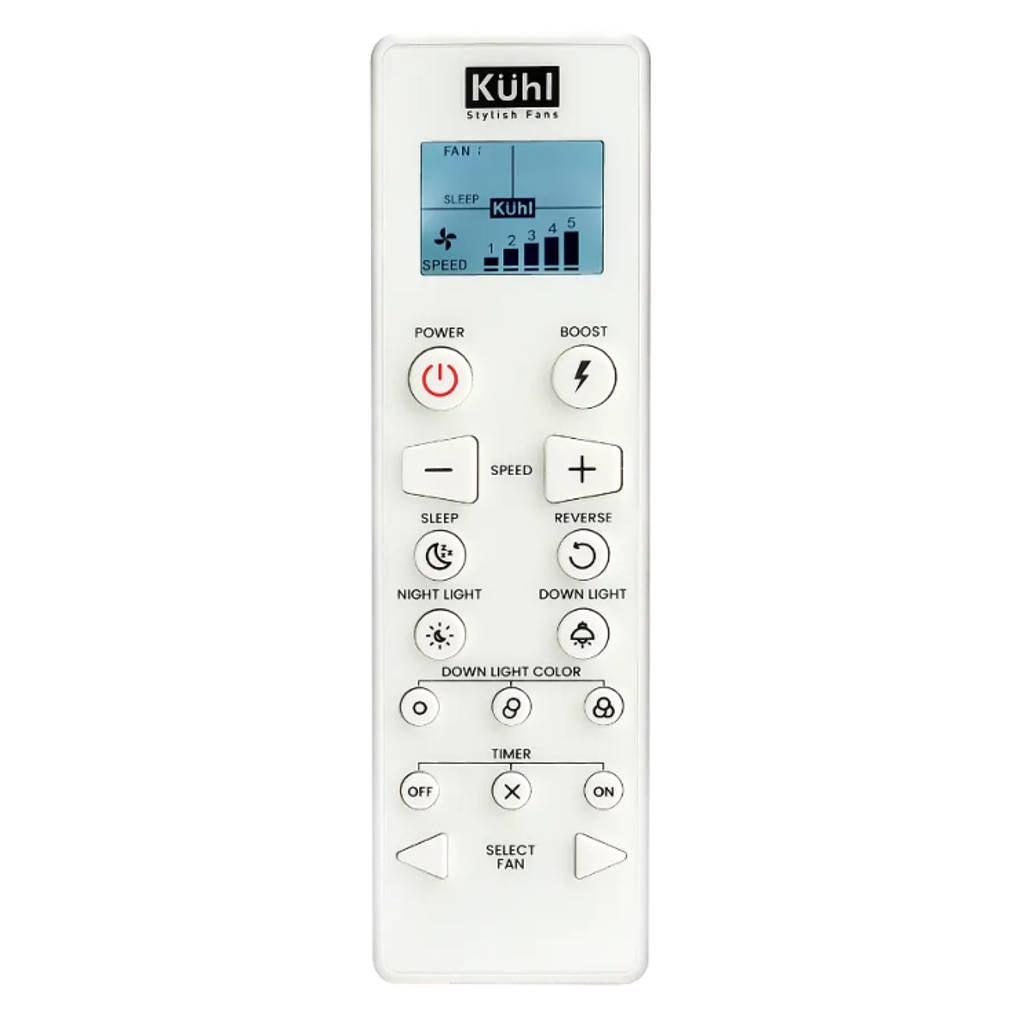 Kuhl Ritzz R3 BLDC Ceiling Fan With Remote 1320 mm White