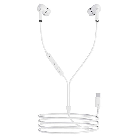 Fingers AudioPop-C With Type-C Wired Earphone Classic White 