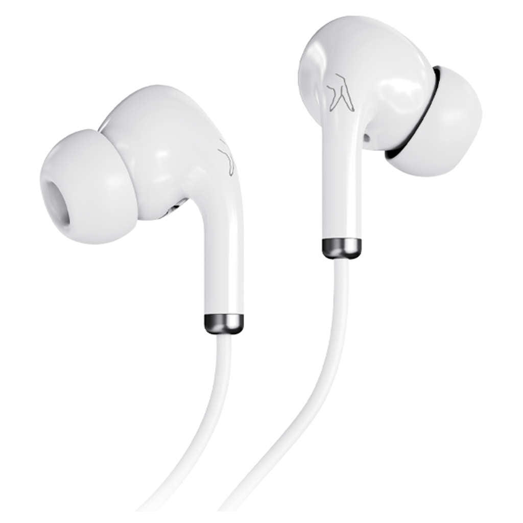 Fingers AudioPop-C With Type-C Wired Earphone Classic White