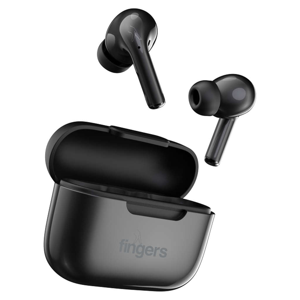 Fingers Go-Cheer True Wireless Earbuds Piano Black 