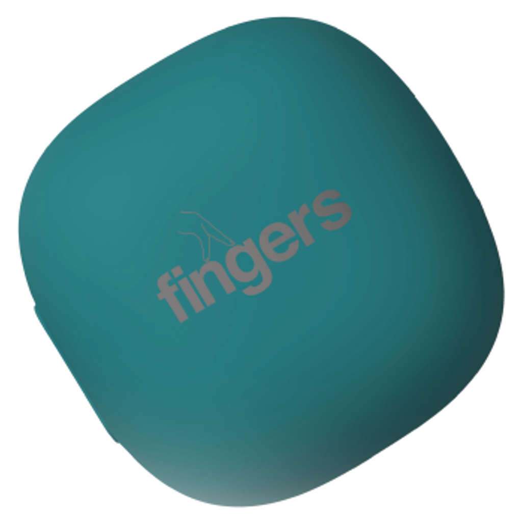 Fingers SizeZero Pods2 True Wireless Earbuds Teal