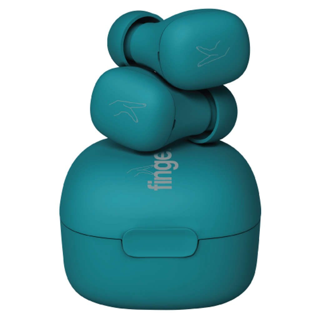 Fingers SizeZero Pods2 True Wireless Earbuds Teal