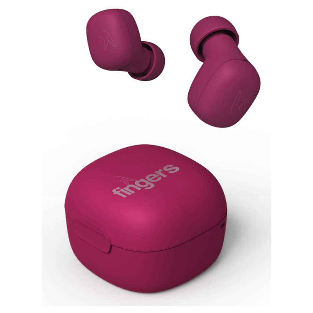 Fingers SizeZero Pods2 True Wireless Earbuds Plum
