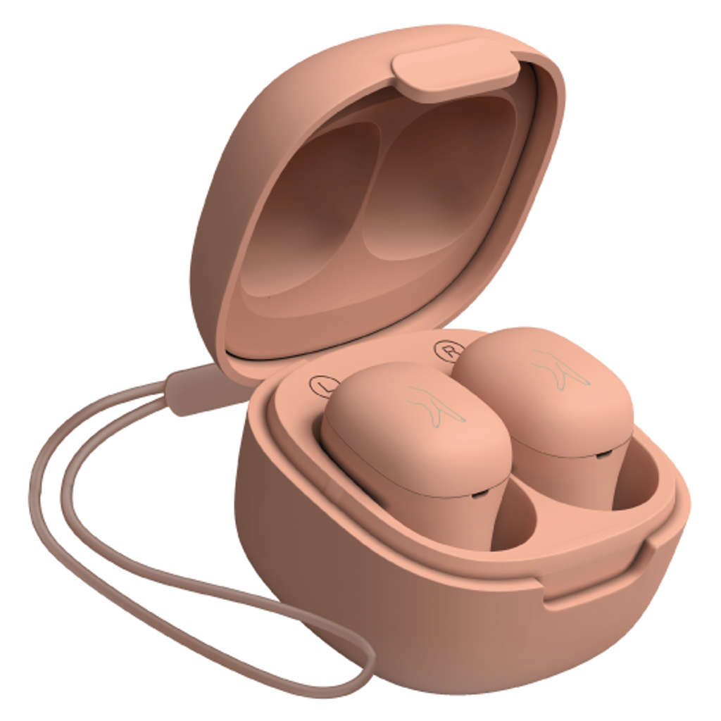 Fingers SizeZero Pods2 True Wireless Earbuds Sunset Peach