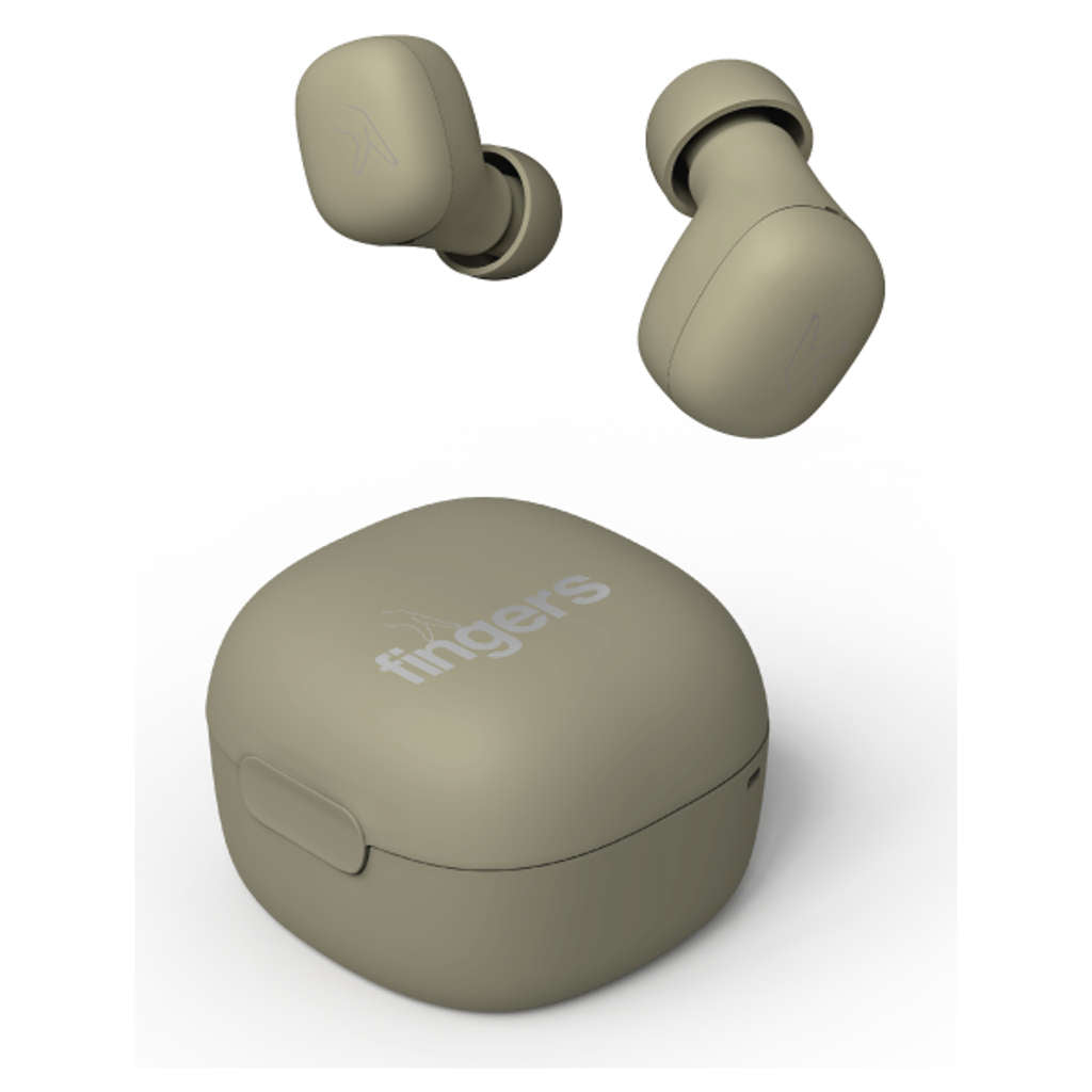 Fingers SizeZero Pods2 True Wireless Earbuds Sage Green