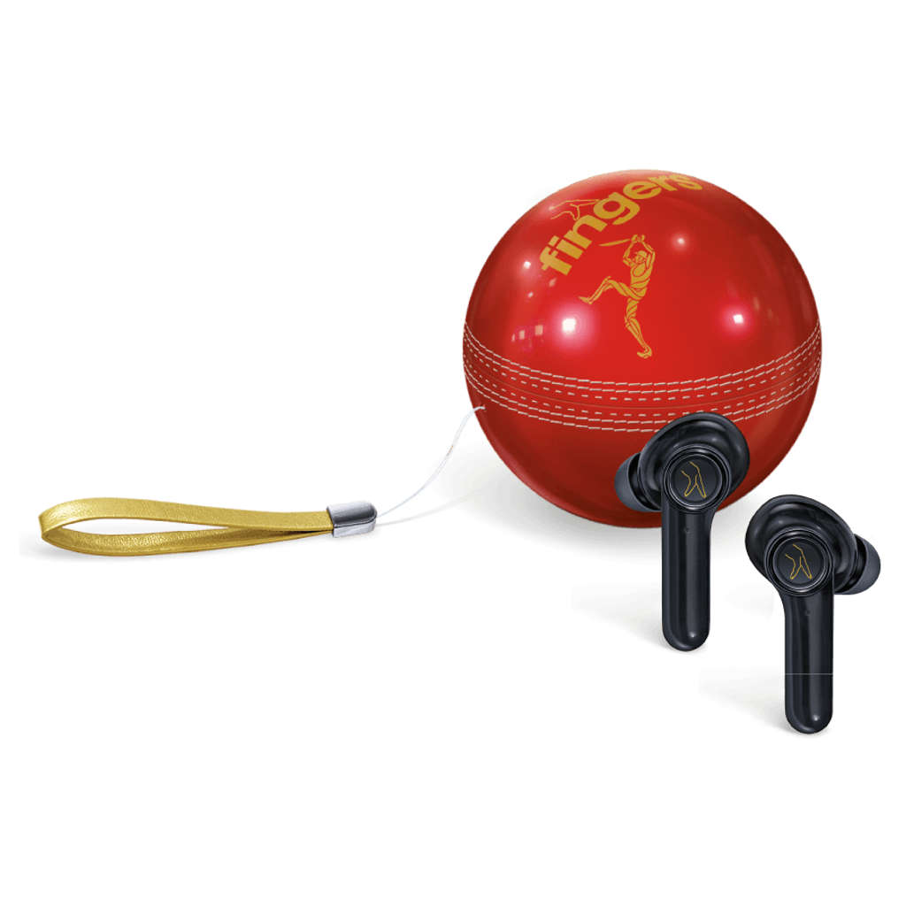 Fingers Yorker True Wireless Earbuds Cherry Red