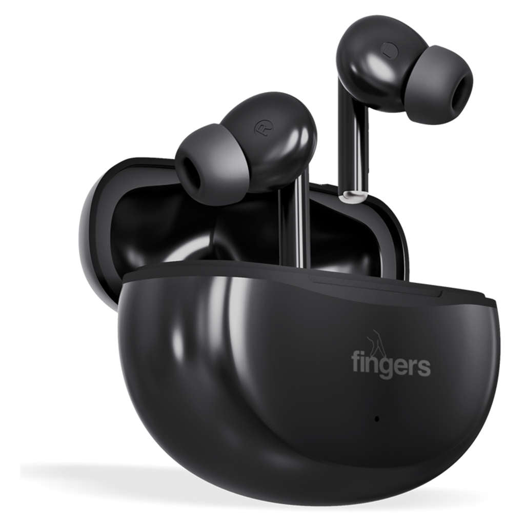 Fingers Go-Hi-3 True Wireless Earbuds Black