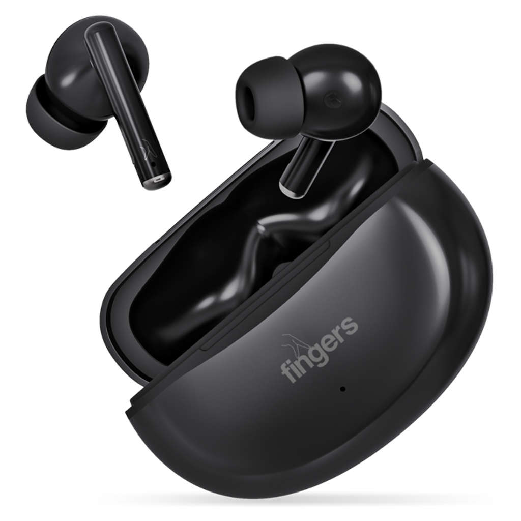Fingers Go-Hi-3 True Wireless Earbuds Black