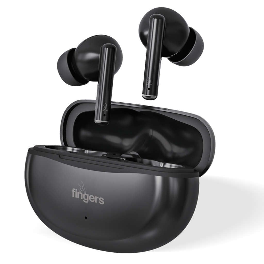 Fingers Go-Hi-3 True Wireless Earbuds Black