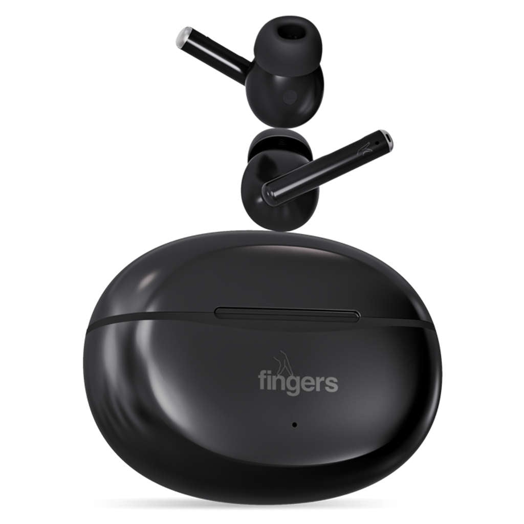 Fingers Go-Hi-3 True Wireless Earbuds Black