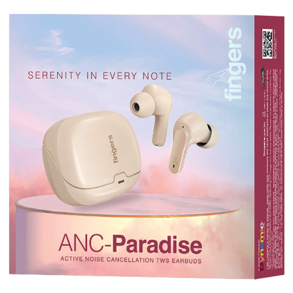 Fingers ANC-Paradise True Wireless Earbuds Radiant Beige
