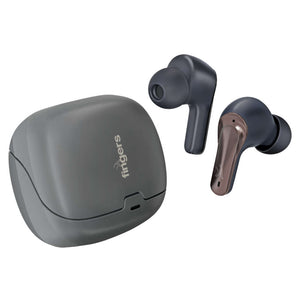Fingers ANC-Paradise True Wireless Earbuds Dark Silver + Gun Metal 