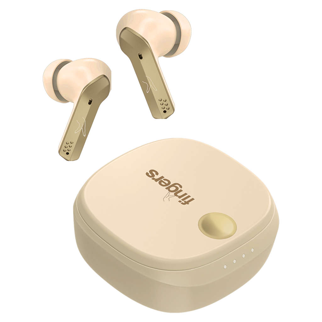 Fingers Mesmeric True Wireless Earbuds Rich Beige