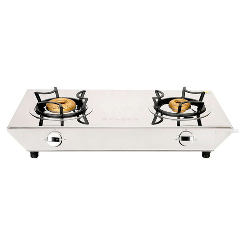 Faber Hilux Max Stainless Steel Cooktop 2 Brass Burner 