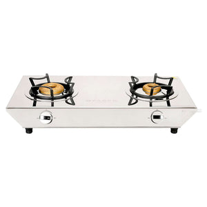 Faber Hilux Max Stainless Steel Cooktop 2 Brass Burner 