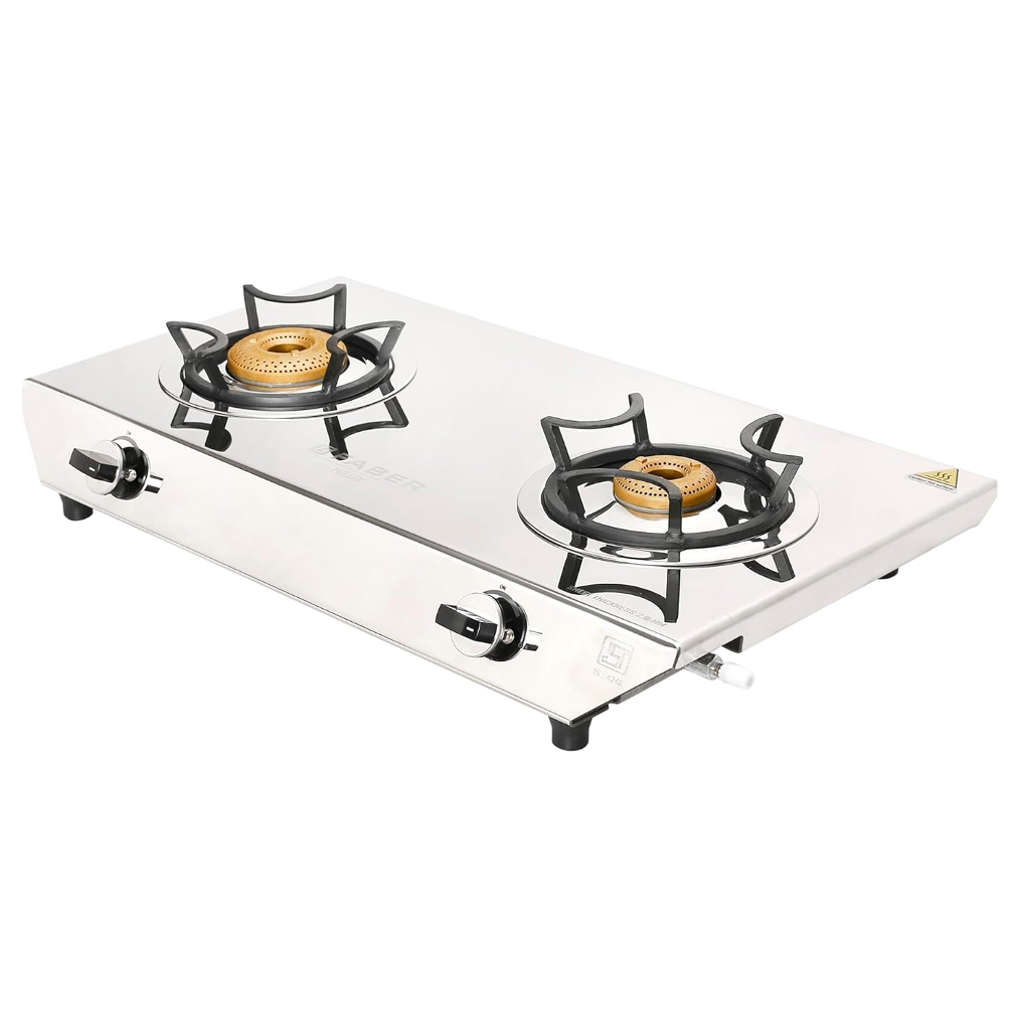 Faber Hilux Max Stainless Steel Cooktop 2 Brass Burner