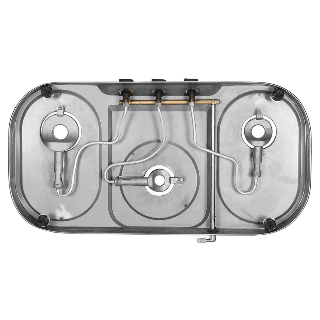 Faber Astra Stainless Steel Cooktop 3 Brass Burner