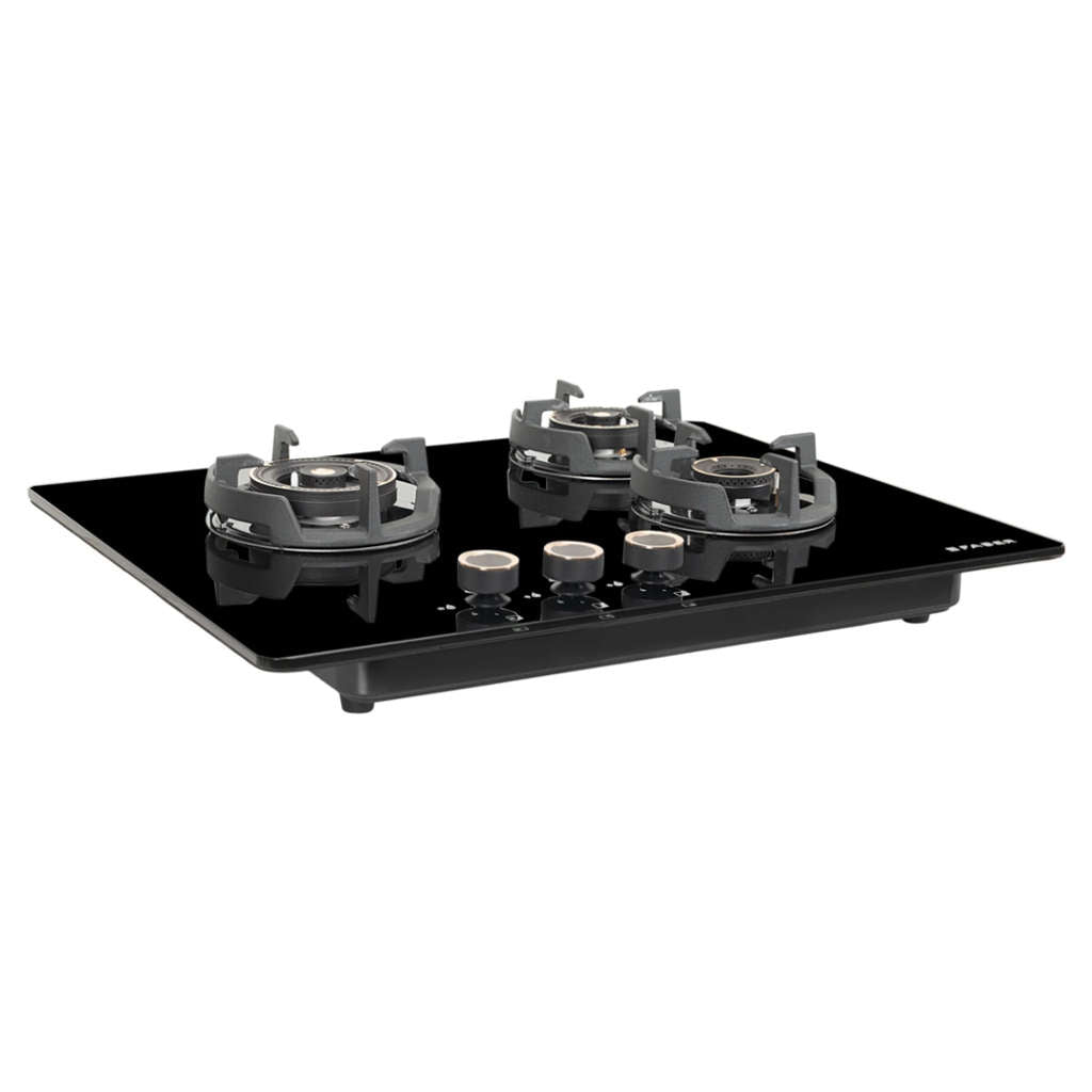 Faber Hob Experia Cooktop 3 Brass Burner HT703 ALU AI