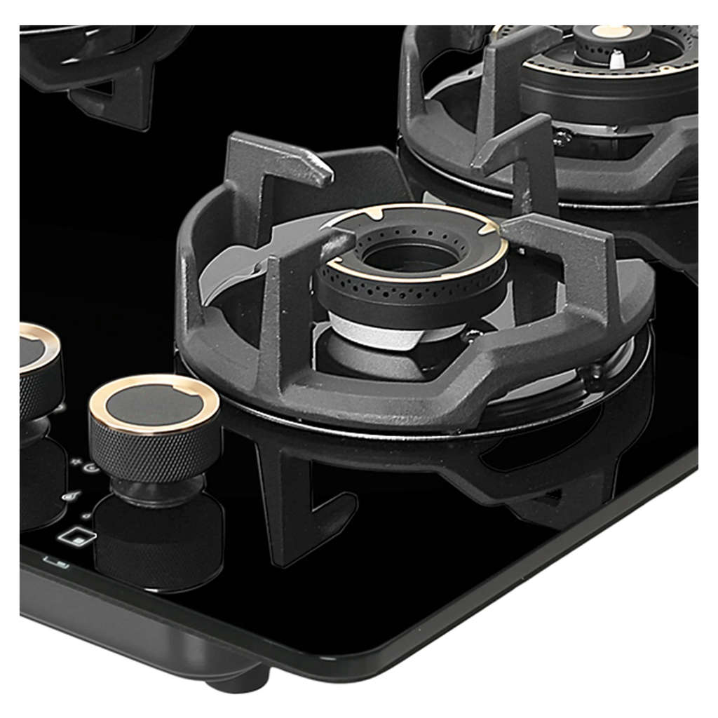 Faber Hob Experia Cooktop 4 Brass Burner HT704 ALU AI