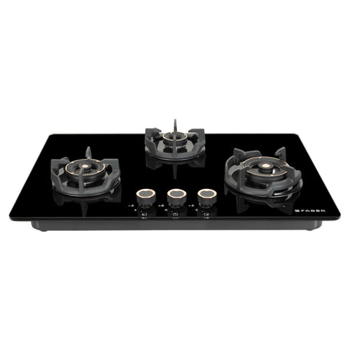 Faber Hob Experia Cooktop 3 Brass Burner HT753 ALU AI FFD 
