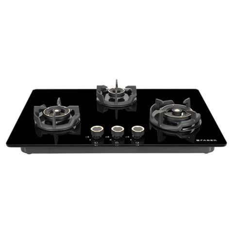 Faber Hob Experia Cooktop 3 Brass Burner HT753 ALU AI FFD 