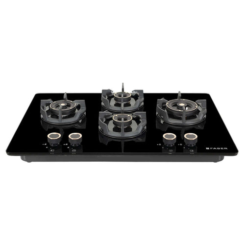 Faber Hob Experia Cooktop 4 Brass Burner HT754 ALU AI FFD 