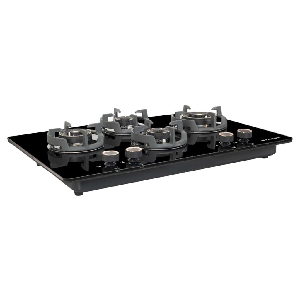 Faber Hob Experia Cooktop 4 Brass Burner HT754 ALU AI FFD