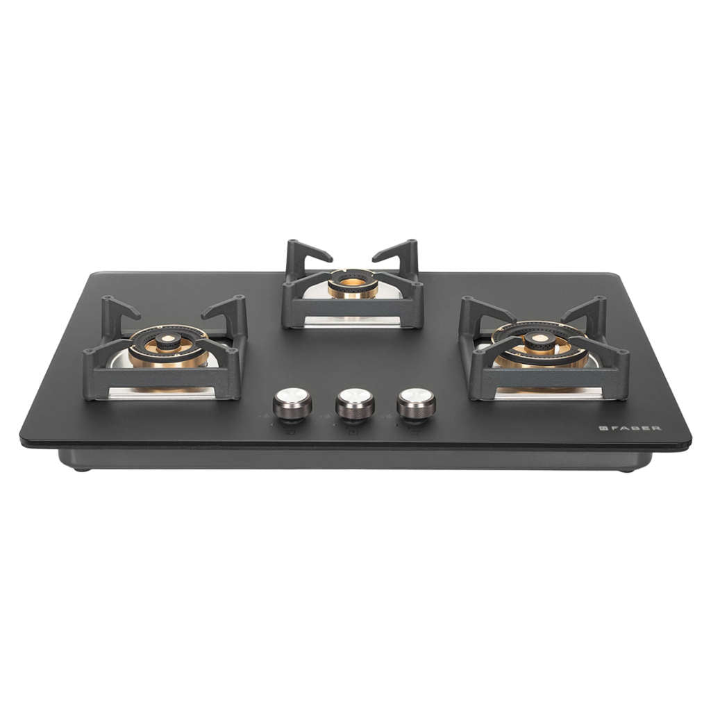 Faber Hob Bella Cooktop 3 Brass Burner HT753 BR AI 