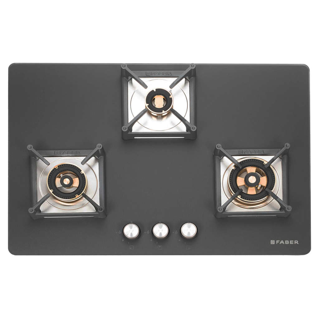 Faber Hob Bella Cooktop 3 Brass Burner HT753 BR AI