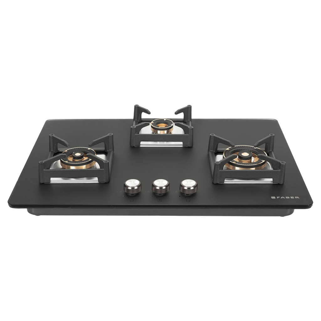 Faber Hob Bella Cooktop 3 Brass Burner HT753 BR AI FFD 