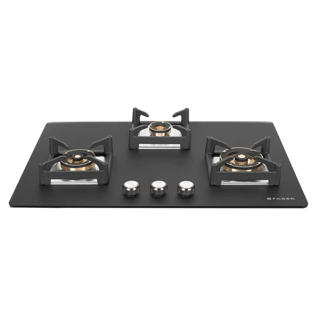 Faber Hob Bella Cooktop 3 Brass Burner HT753 BR AI FFD