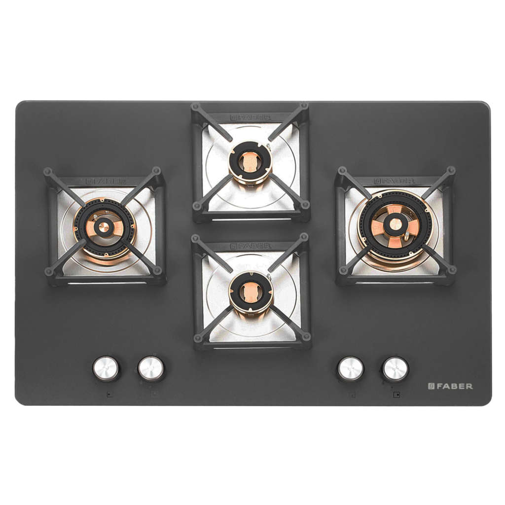 Faber Hob Bella Cooktop 4 Brass Burner HT754 BR AI