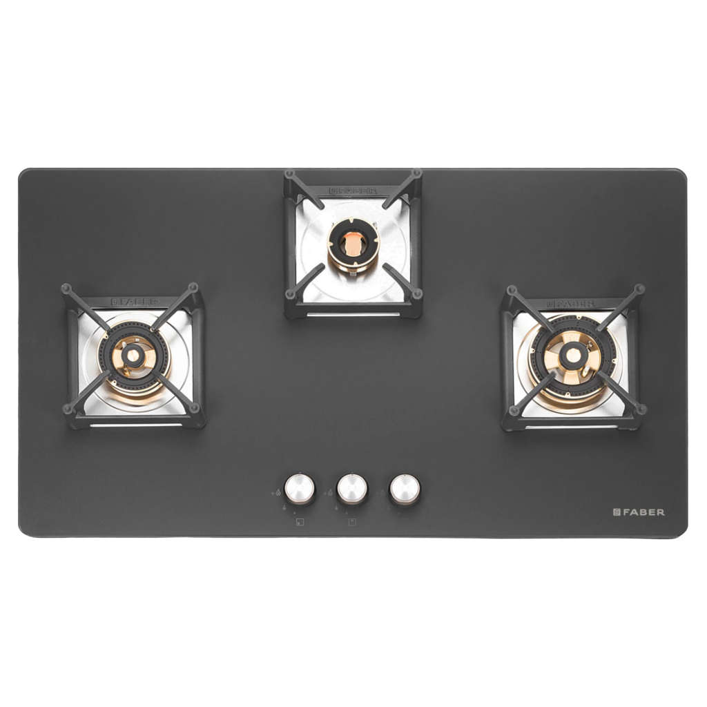Faber Hob Bella Cooktop 3 Brass Burner HT903 BR AI FFD