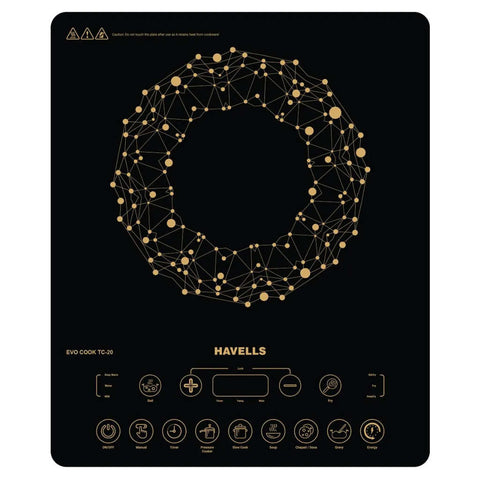 Havells Evo Cook TC20 Induction Cooktop 2000W GHCICEMK200 