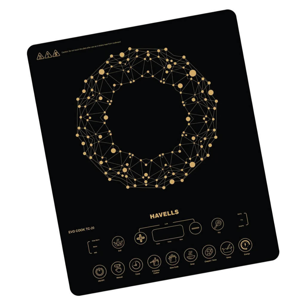 Havells Evo Cook TC20 Induction Cooktop 2000W GHCICEMK200