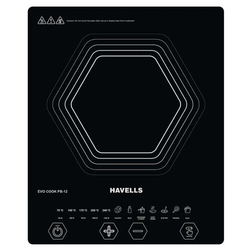 Havells Evo Cook PB12 Induction Cooktop 1200W GHCICEHK120 